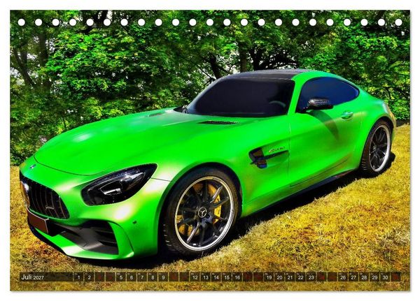 Produktbild: Muscle Cars, Geschwindigkeit und Leidenschaft (Tischkalender 2027 DIN A5 quer), CALVENDO Monatskalender