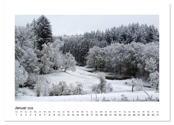 Produktbild: Zauberhafte Landschaften im Odenwald (Wandkalender 2026 DIN A4 quer), CALVENDO Monatskalender