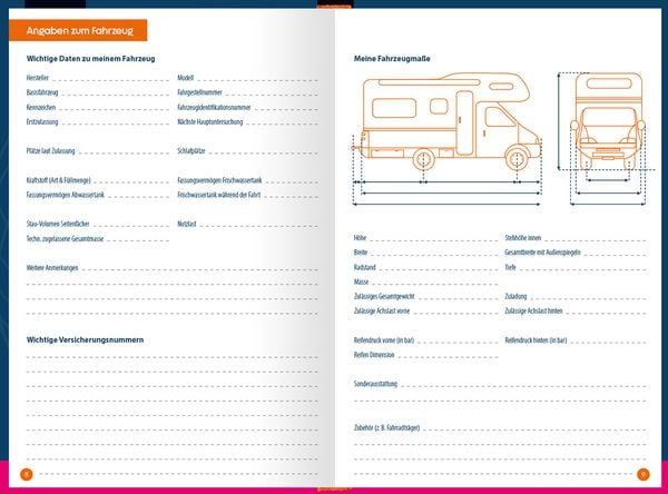 Produktbild: Reise Know-How Wohnmobil-Tourguide Logbuch: Notizbuch f&uuml;r unterwegs
