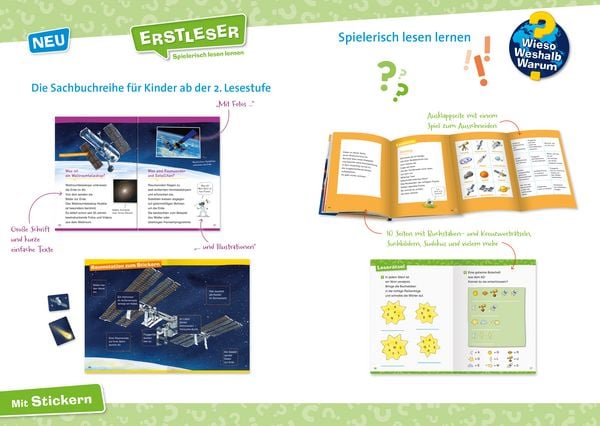 Produktbild: Wieso? Weshalb? Warum? Erstleser, Band 4 - Weltraum