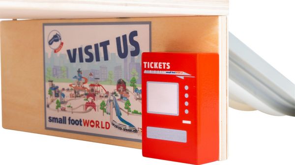 Produktbild: Small foot 11235 - Bahnhof mit Holzeisenbahn und Zubeh&ouml;r, Holz, 31-teilig