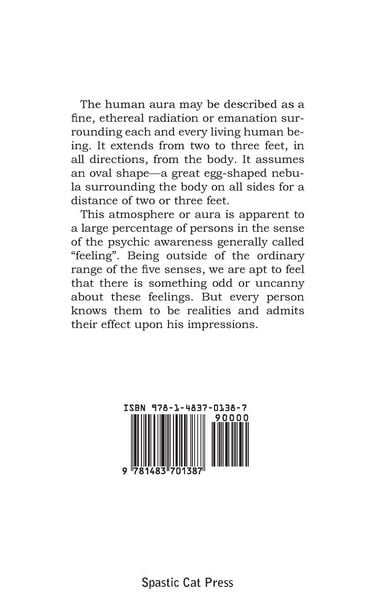 Produktbild: The Human Aura, Astral Colors and Thought Forms