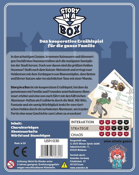 Produktbild: Ottavio - Story in a Box Havenas Gr&ouml;&szlig;te Helden, Kartenspiel