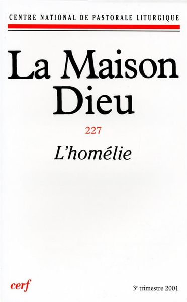 Produktbild: La Maison-Dieu ; l'Homelie