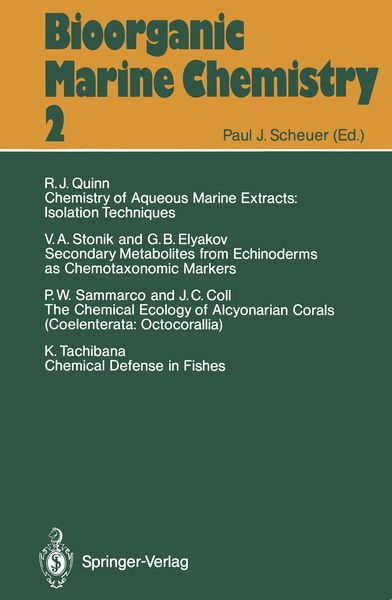 Produktbild: Bioorganic Marine Chemistry