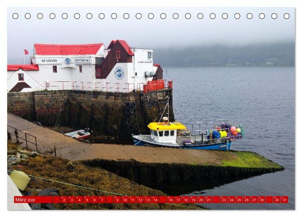 Produktbild: Schottland - Impressionen von magischen Orten (Tischkalender 2026 DIN A5 quer), CALVENDO Monatskalender
