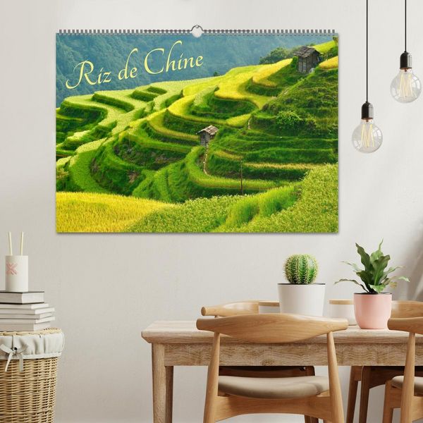 Produktbild: Riz de Chine (Calendrier mural 2026 DIN A2 vertical), CALVENDO calendrier mensuel