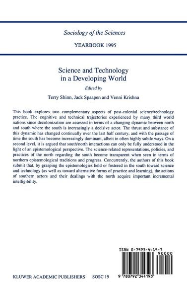 Produktbild: Science and Technology in a Developing World