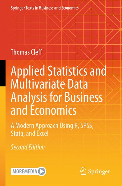 Produktbild: Applied Statistics and Multivariate Data Analysis for Business and Economics
