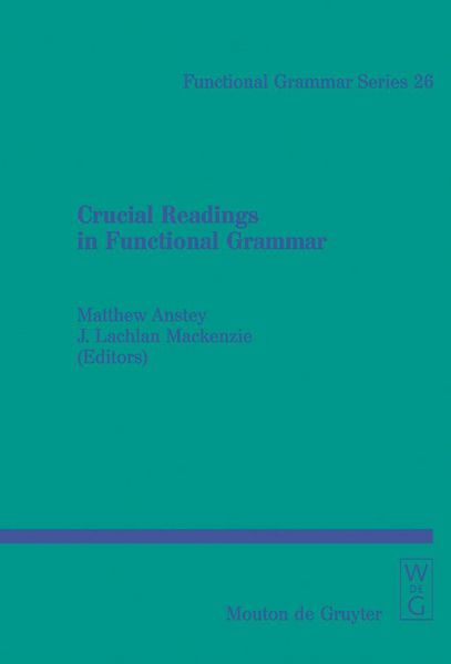 Produktbild: Crucial Readings in Functional Grammar