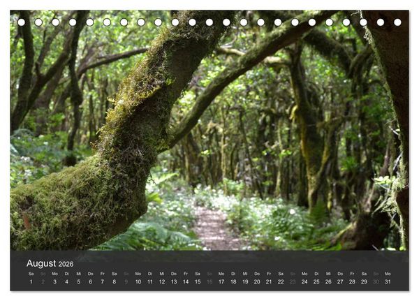 Produktbild: me gusta La Gomera (Tischkalender 2026 DIN A5 quer), CALVENDO Monatskalender
