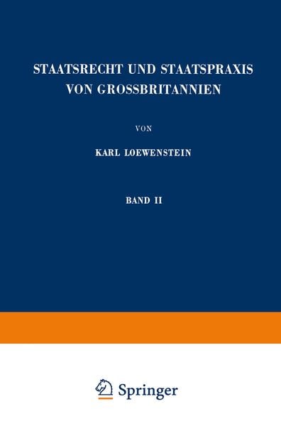 Produktbild: Staatsrecht und Staatspraxis von Grossbritannien