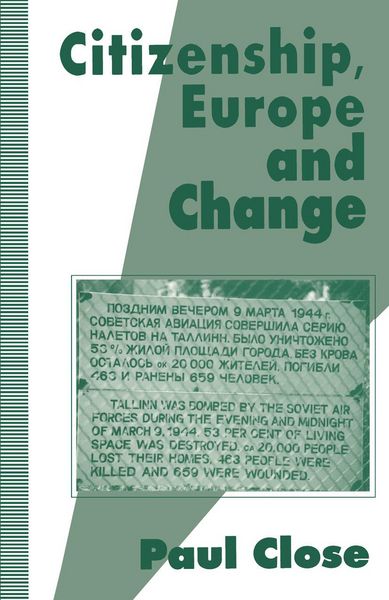Produktbild: Citizenship, Europe and Change