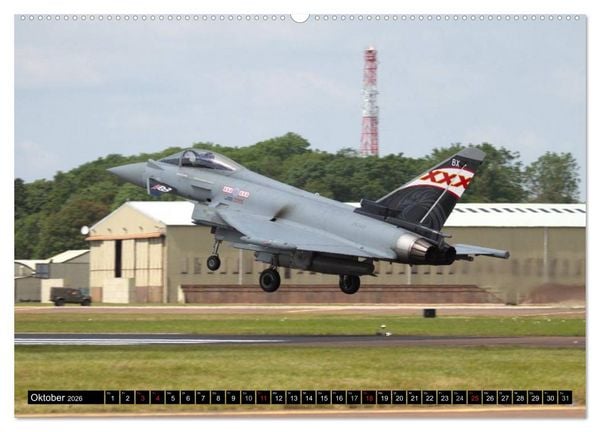 Produktbild: Augenblicke in der Luft: Eurofighter Typhoon (hochwertiger Premium Wandkalender 2026 DIN A2 quer), Kunstdruck in Hochglanz