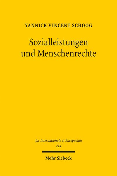 Produktbild: Sozialleistungen und Menschenrechte