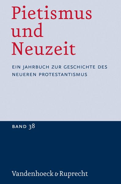 Produktbild: Pietismus und Neuzeit Band 38 - 2012
