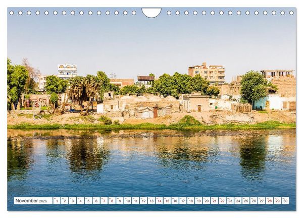 Produktbild: &Auml;gypten Landschaften am Nil (Wandkalender 2026 DIN A4 quer), CALVENDO Monatskalender