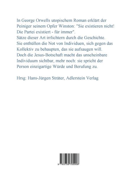 Produktbild: Der einmalige Mensch oder die Ausnahme als Regel