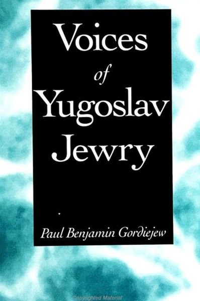 Produktbild: Voices of Yugoslav Jewry