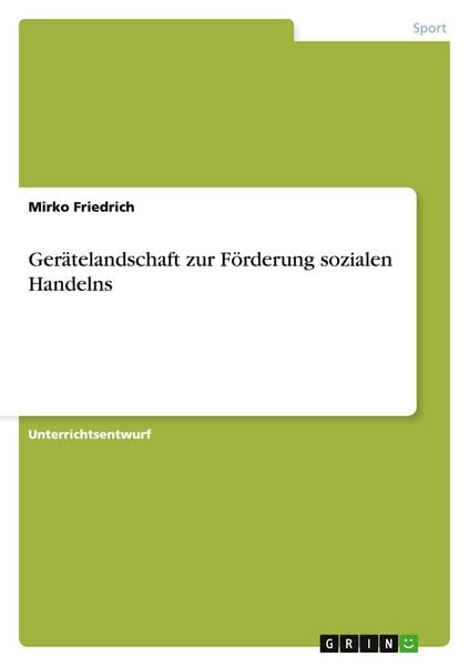 Produktbild: Ger&auml;telandschaft zur F&ouml;rderung sozialen Handelns