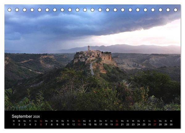 Produktbild: Italiens wilde Sch&ouml;nheit - Abseits der gro&szlig;en St&auml;dte (Tischkalender 2026 DIN A5 quer), CALVENDO Monatskalender