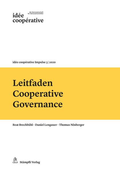 Produktbild: Leitfaden Cooperative Governance