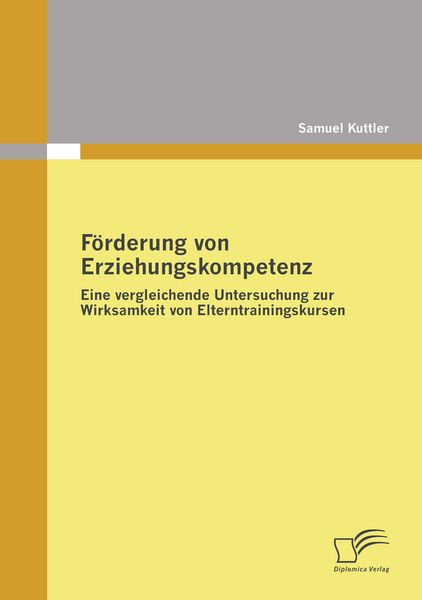 Produktbild: F&ouml;rderung von Erziehungskompetenz