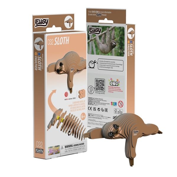 Produktbild: EUGY - 3D Bastelset Faultier