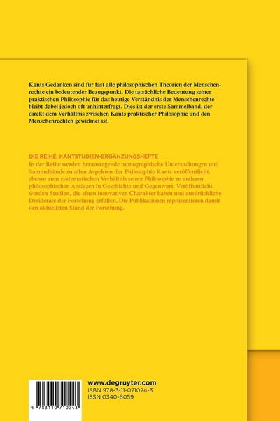 Produktbild: Kant und Menschenrechte