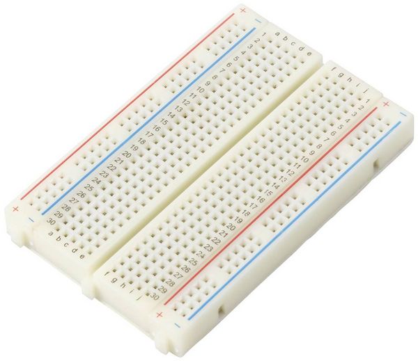 Produktbild: TRU COMPONENTS Steckplatine Bus-Stripe ausklappbar Polzahl Gesamt 400 (L x B) 82.5 cm x 5.46 cm 1 St.