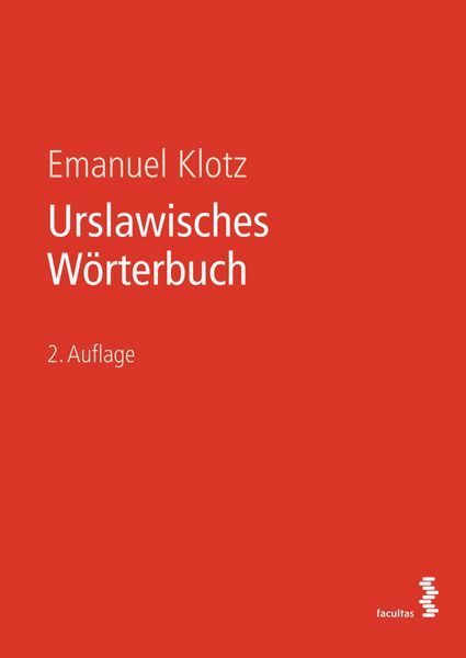 Produktbild: Urslawisches W&ouml;rterbuch