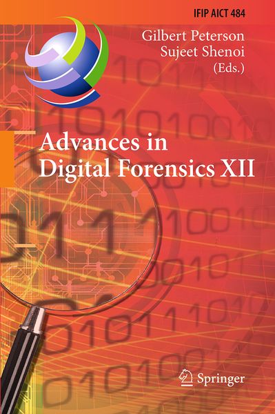 Produktbild: Advances in Digital Forensics XII