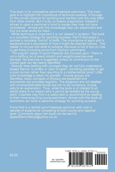 Produktbild: Speed Demon - A plain English guide to swimming sprint freestyle