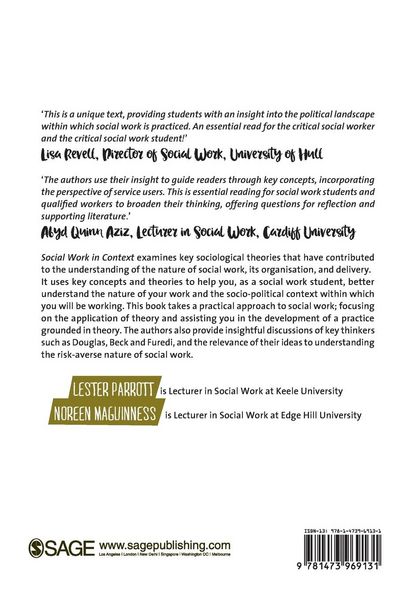 Produktbild: Social Work in Context