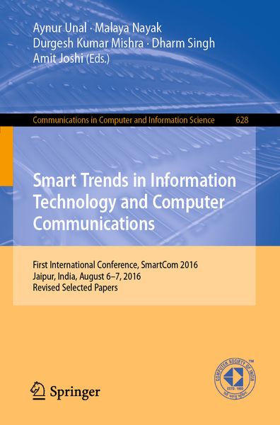 Produktbild: Smart Trends in Information Technology and Computer Communications