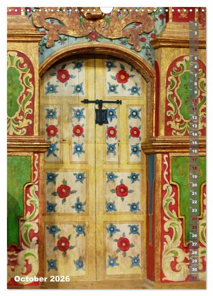 Produktbild: antique doors around europe (Wall Calendar 2026 DIN A3 portrait), CALVENDO 12 Month Wall Calendar