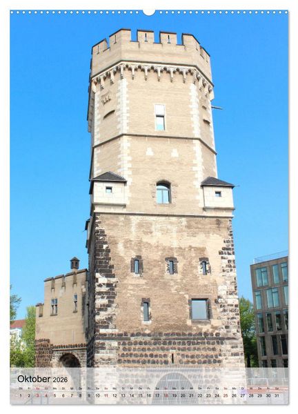 Produktbild: Geschichtstr&auml;chtiges K&ouml;ln (hochwertiger Premium Wandkalender 2026 DIN A2 hoch), Kunstdruck in Hochglanz