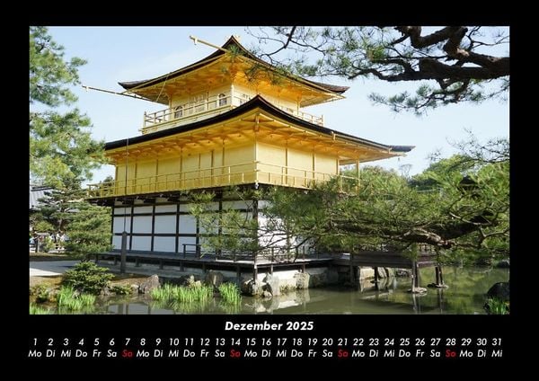 Produktbild: Tempel 2025 Fotokalender DIN A3