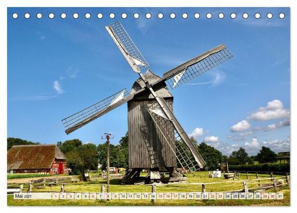 Produktbild: Fischland: zwischen Ostsee und Bodden (Tischkalender 2027 DIN A5 quer), CALVENDO Monatskalender