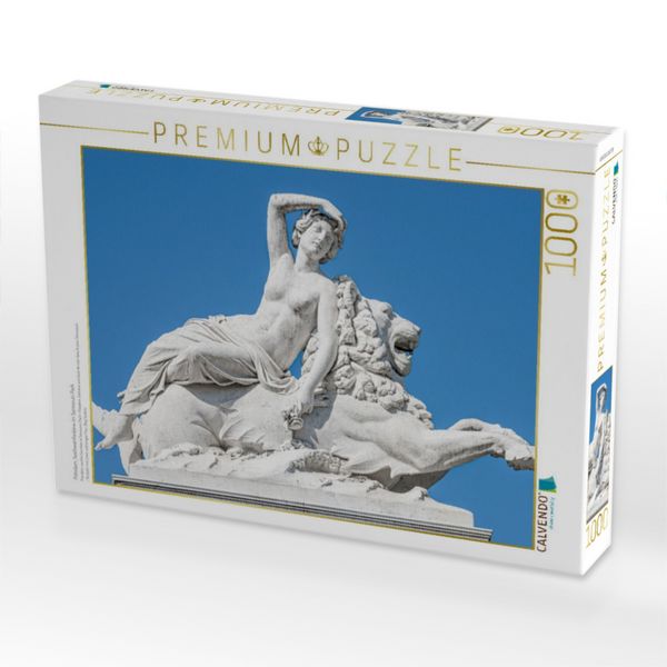 Produktbild: CALVENDO Puzzle Potsdam, Seel&ouml;wenfont&auml;ne im Sanssouci Park | 1000 Teile Lege-Gr&ouml;&szlig;e 64x48cm Foto-Puzzle f&uuml;r gl&uuml;ckliche Stunden