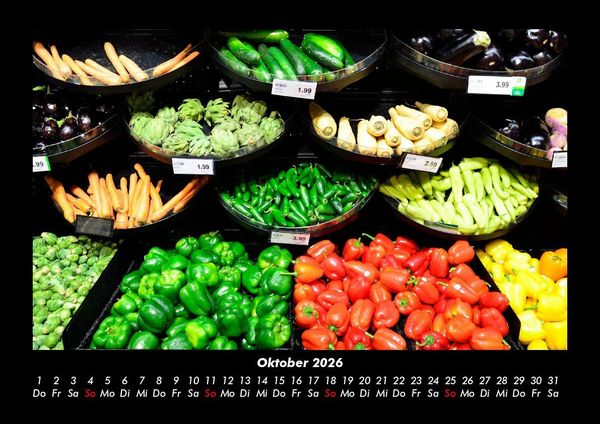 Produktbild: Gem&uuml;sekalender 2026 Fotokalender DIN A3