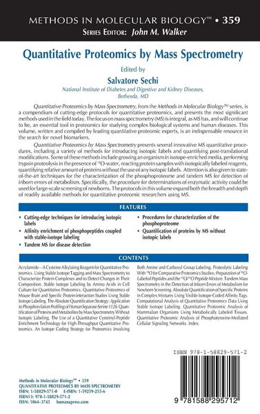 Produktbild: Quantitative Proteomics by Mass Spectrometry