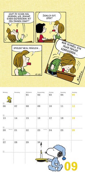 Produktbild: Peanuts Broschurkalender
