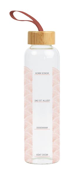 Produktbild: Glas-Trinkflasche Alltagsheldin