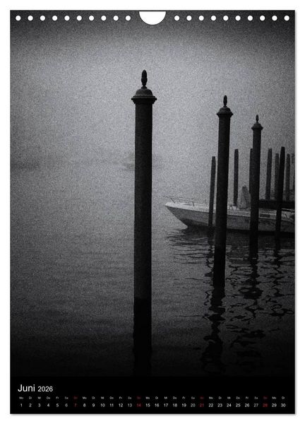 Produktbild: Venice Noir - Das etwas andere Venedig (Wandkalender 2026 DIN A4 hoch), CALVENDO Monatskalender