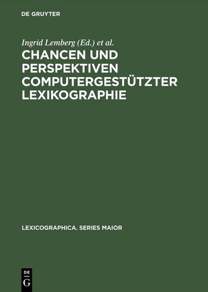 Produktbild: Chancen und Perspektiven computergest&uuml;tzter Lexikographie