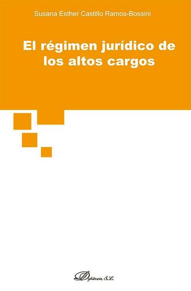 Produktbild: El r&eacute;gimen jur&iacute;dico de los altos cargos