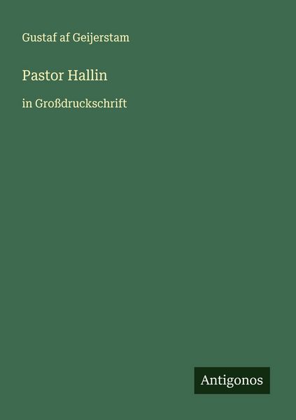 Produktbild: Pastor Hallin