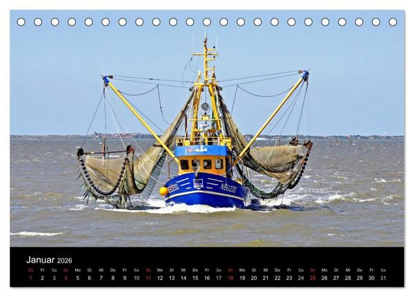 Produktbild: Ostfriesische Inseln (Tischkalender 2026 DIN A5 quer), CALVENDO Monatskalender