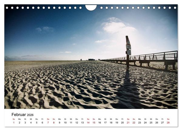 Produktbild: Sankt Peter-Ording. Licht, Schatten und Natur (Wandkalender 2026 DIN A4 quer), CALVENDO Monatskalender